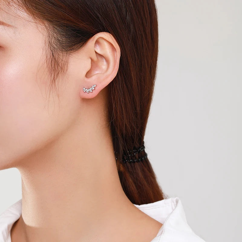 Silver Vine Earrings