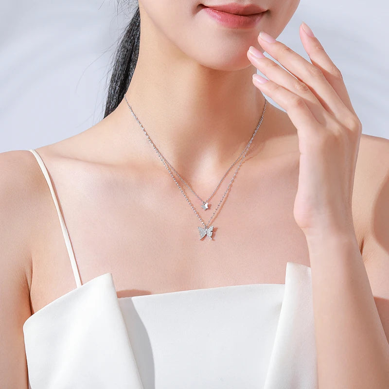 Butterfly Duo Necklace