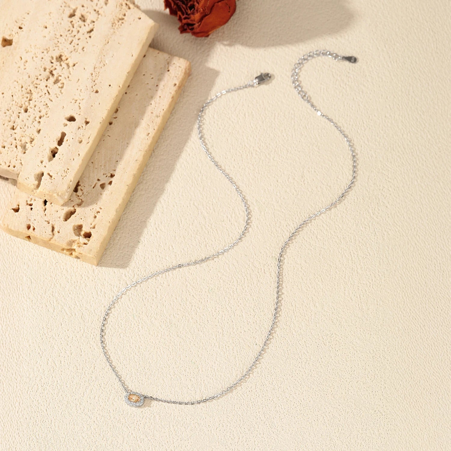 Elegant Halo Necklace