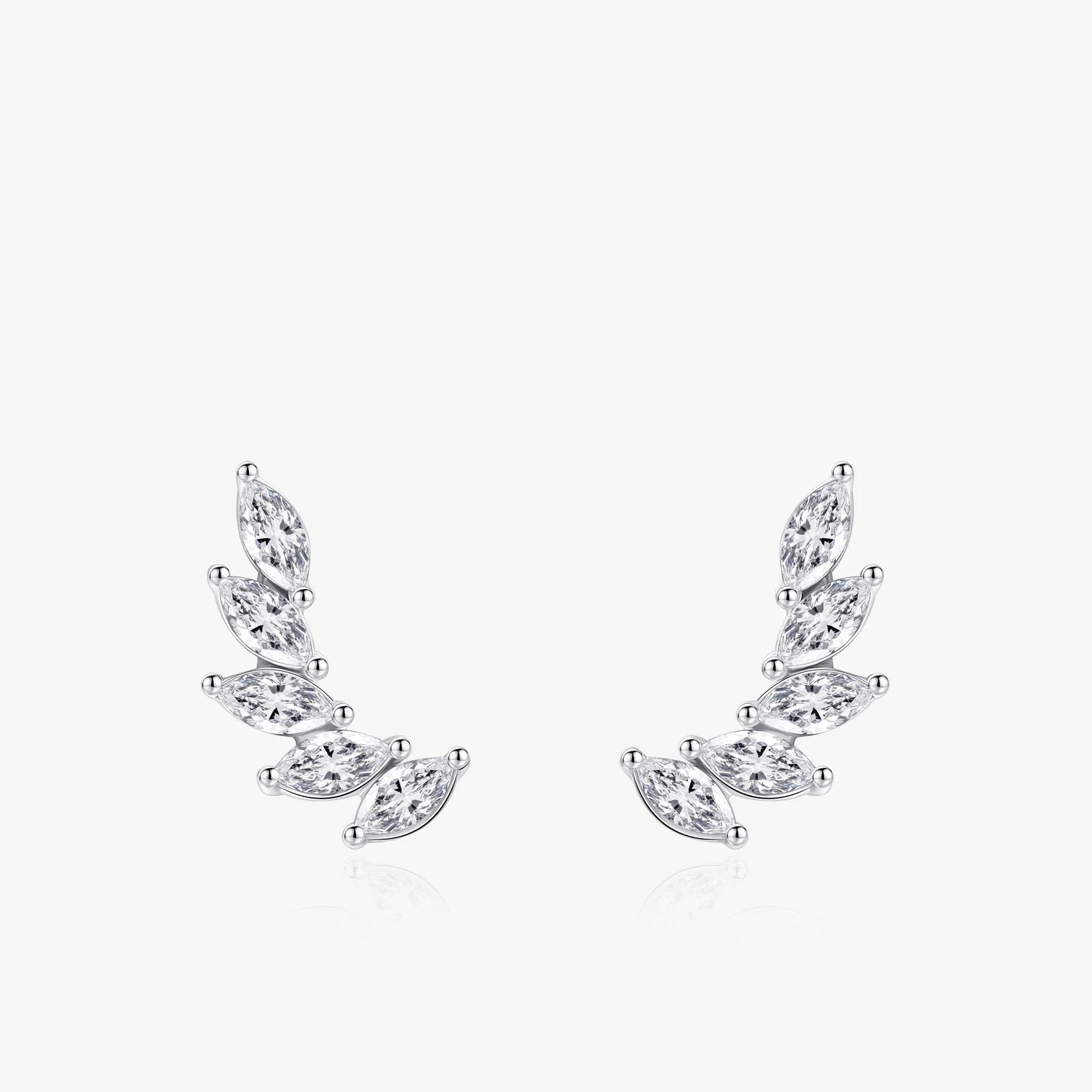 Silver Vine Earrings