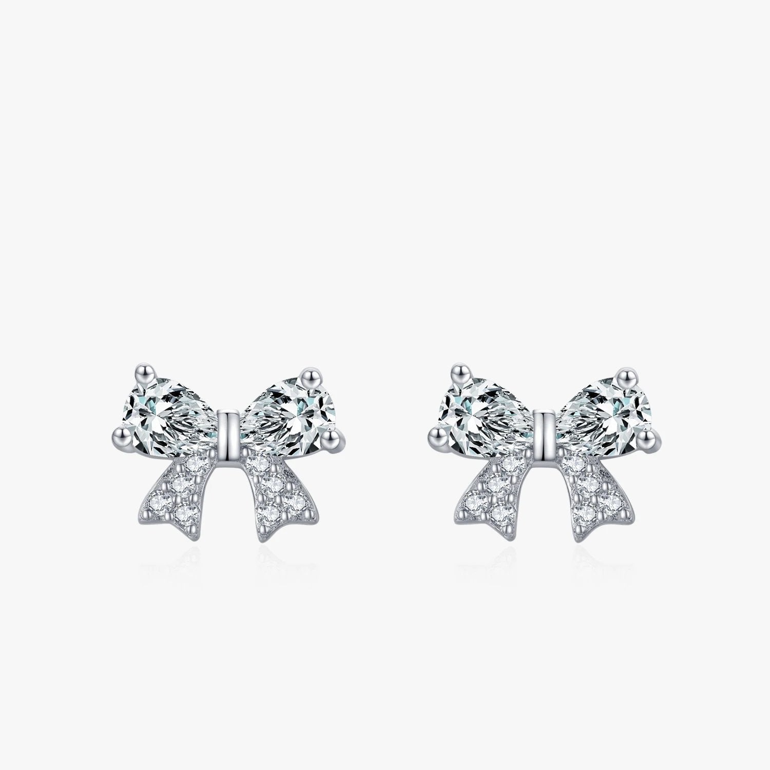 Crystal Bow Earrings