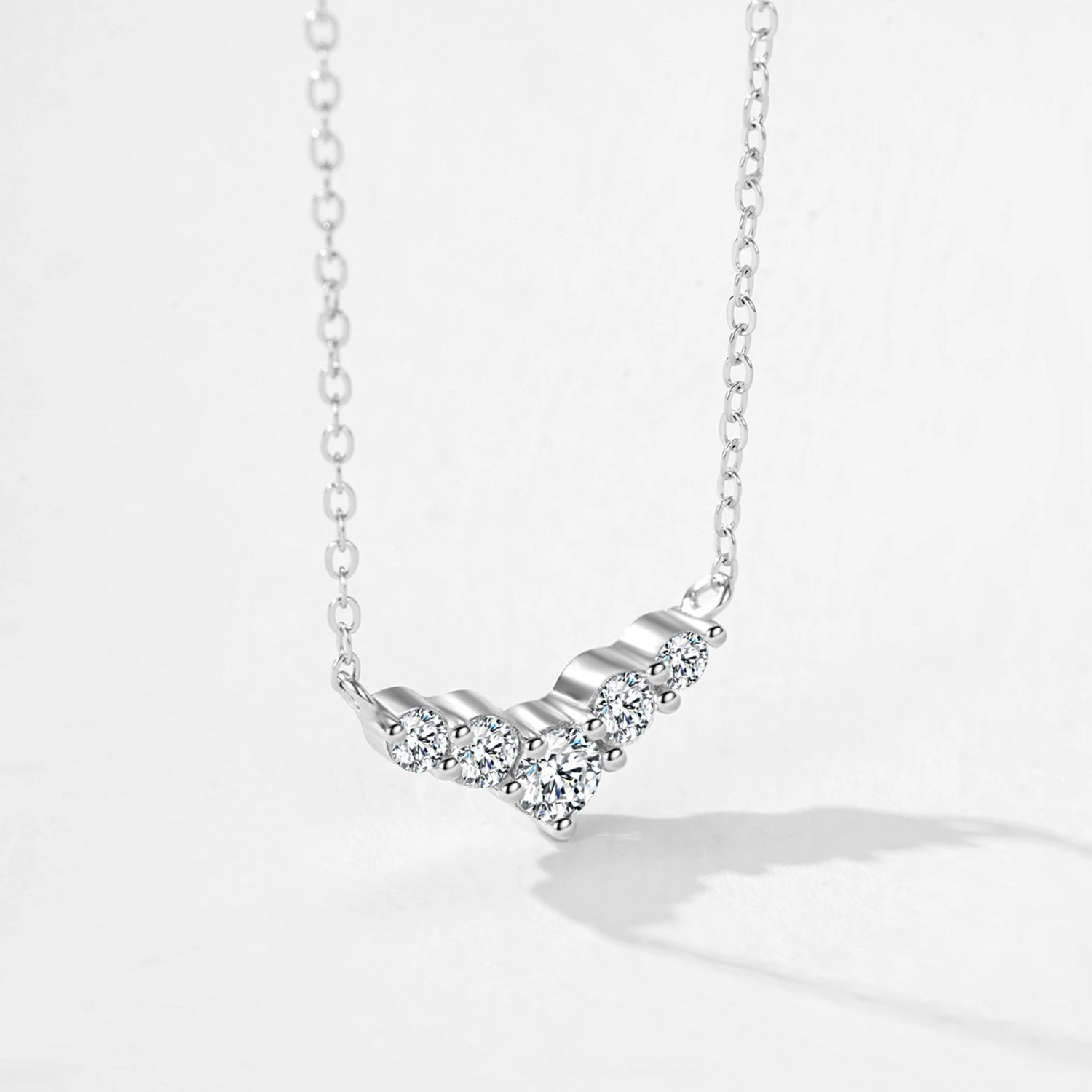 Crystal V Necklace