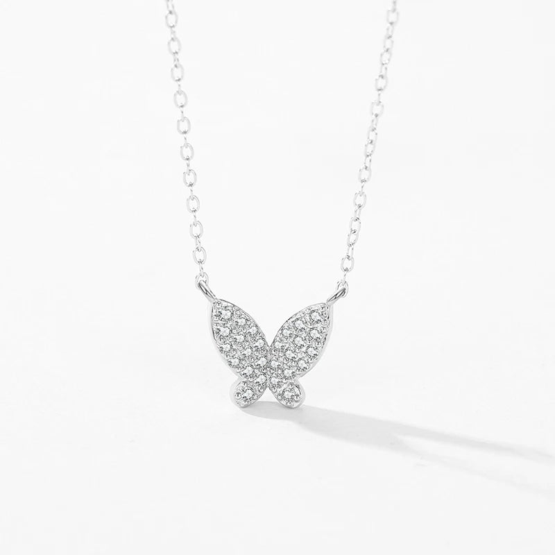 Crystal Butterfly Necklace