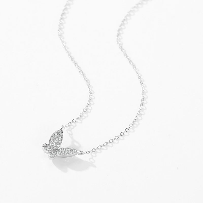 Crystal Butterfly Necklace