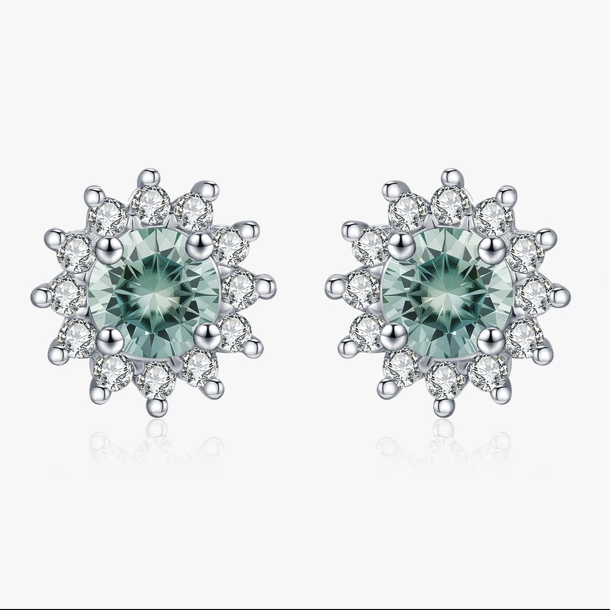 Aqua Star Earrings